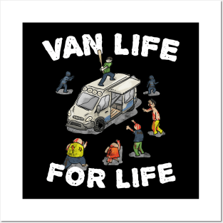 Van Life For Life Zombie Edition Posters and Art